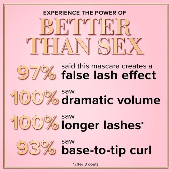 Too Faced Better Than Sex Mascara x2 - Picture 3 of 8